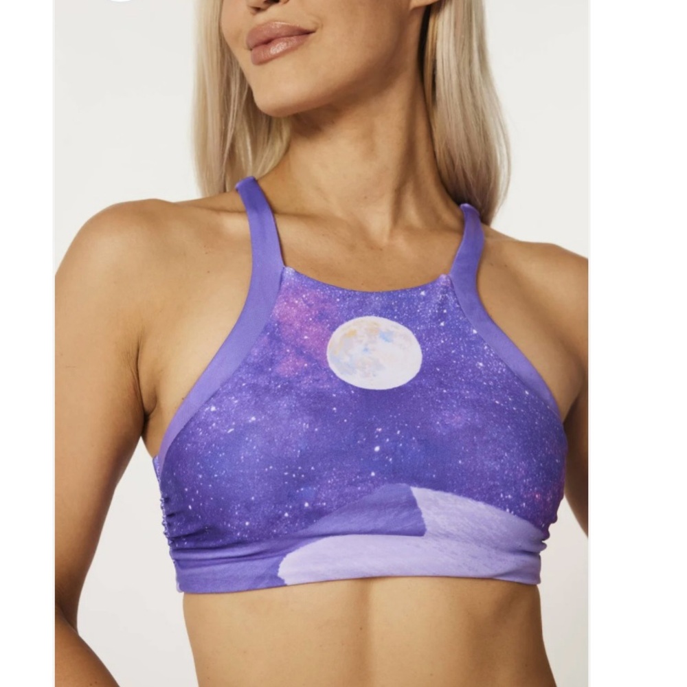 Silverwind purple full moon yoga leggings set